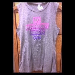 MY BOYFRIEND’s NAME IS GYM TEE, THE CORNER SHOP ,LARGE